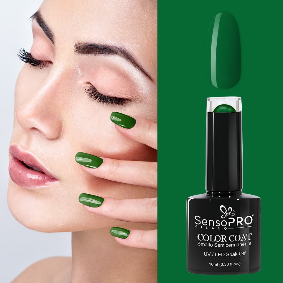 Oja Semipermanenta SensoPRO Milano 10ml - 107 Hunter Green - 2 | YEO