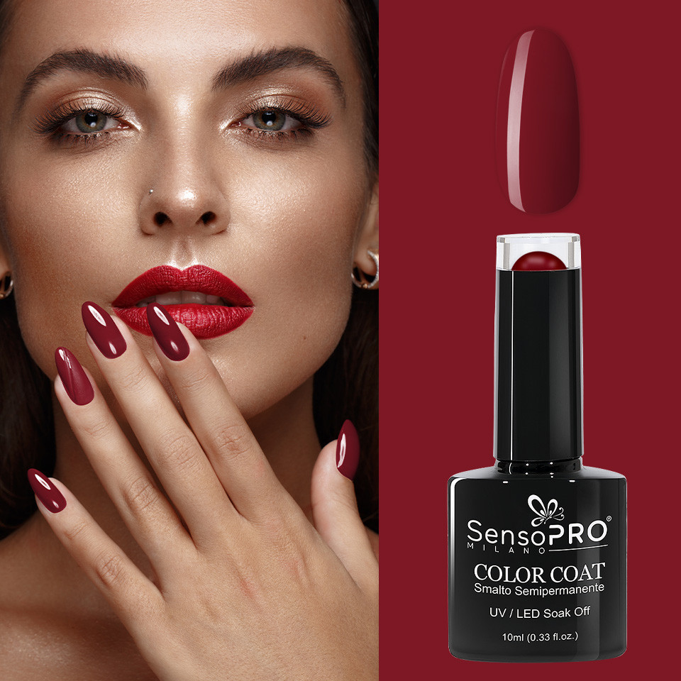 Oja Semipermanenta SensoPRO Milano 10ml - 134 Red Wine - 2 | YEO