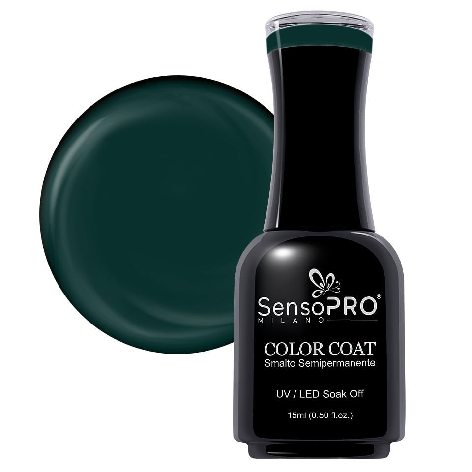 Oja Semipermanenta SensoPRO Milano 15ml, Emerald Green #092