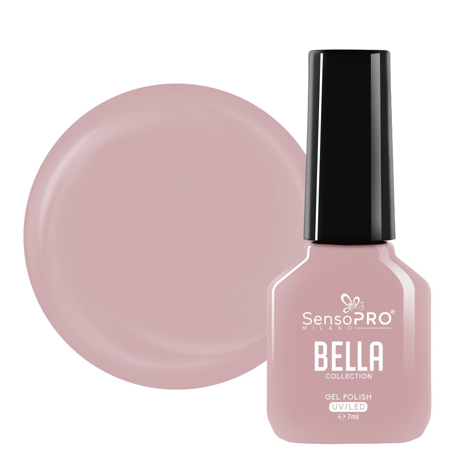 Oja Semipermanenta SensoPRO Milano, BELLA Collection - Satin Nude, 7ml