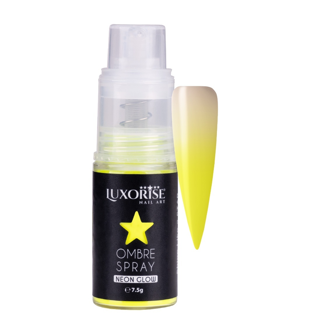 Ombre Spray Nail Art LUXORISE Neon - Yellow