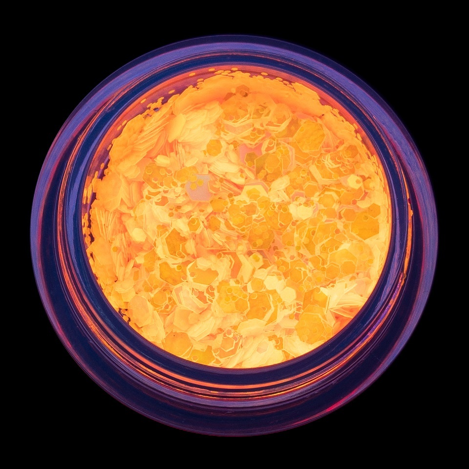 Paiete Unghii Neon Fluorescent LUXORISE, Orange - 4 | YEO