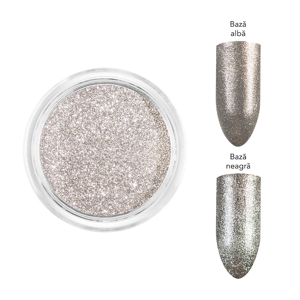 Pigment Unghii LUXORISE Metallic Moonlight - Mirror Powder - 2 | YEO