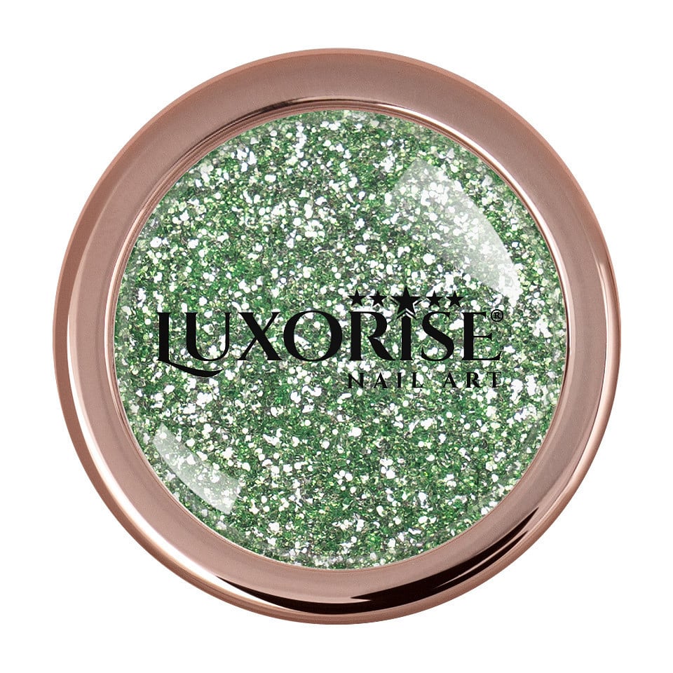 Pigment Unghii Platinum LUXORISE, Smarald Green - 2 | YEO