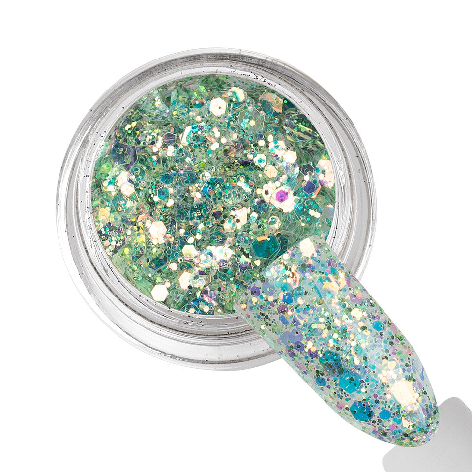 Sclipici Unghii LUXORISE - Mystic Mermaid, Holo Glitter Collection - 1 | YEO