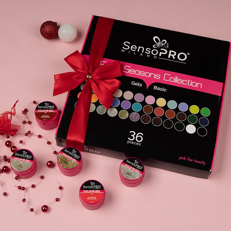 Set 36 Geluri UV Colorate SensoPRO Milano, Four Seasons Collection - 1 | YEO