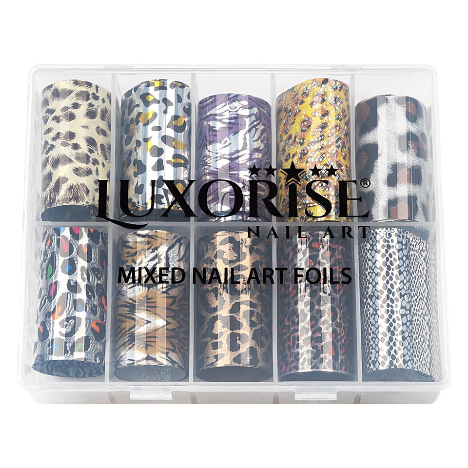 Set Folii Transfer LUXORISE Animal Print Effect, 10 buc - 2 | YEO