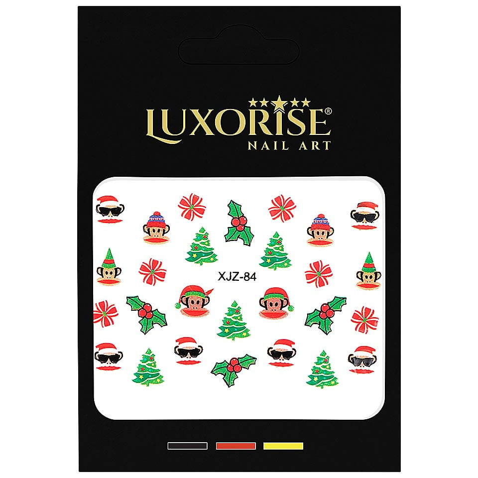 Sticker 3D Unghii LUXORISE, Christmas Fun XJZ-84 - 1 | YEO