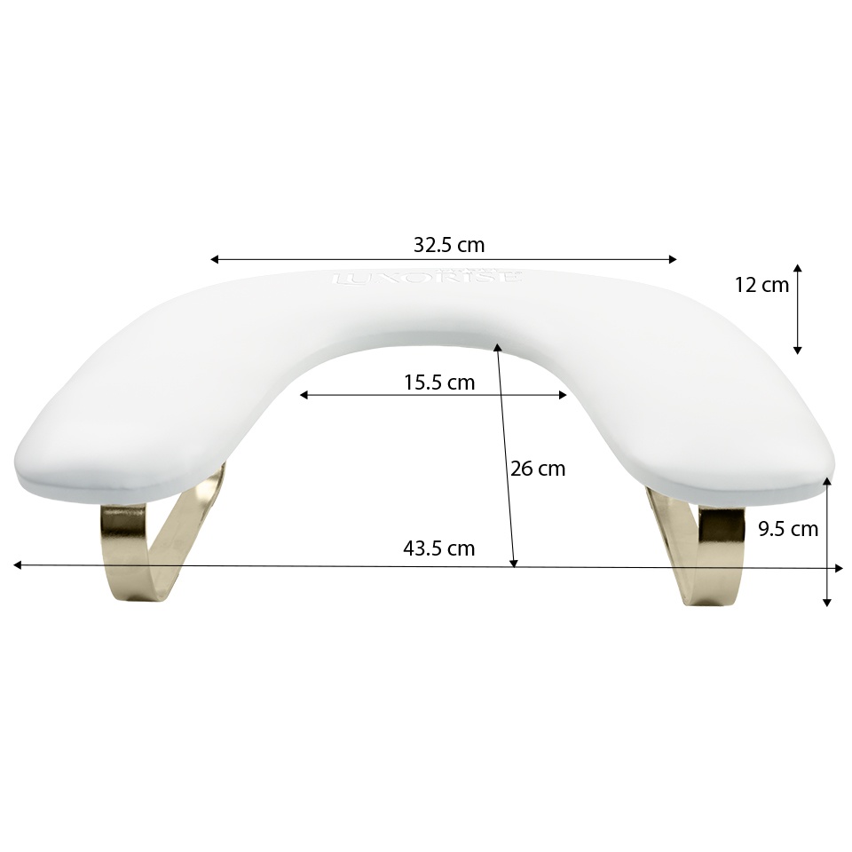 Suport Manichiura ZenU LUXORISE, White & Gold - 2 | YEO