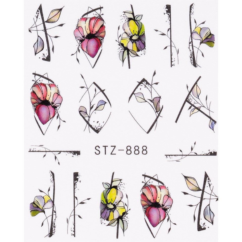 Tatuaj Unghii LUXORISE Flower Art Illusion, STZ-888 - 1 | YEO