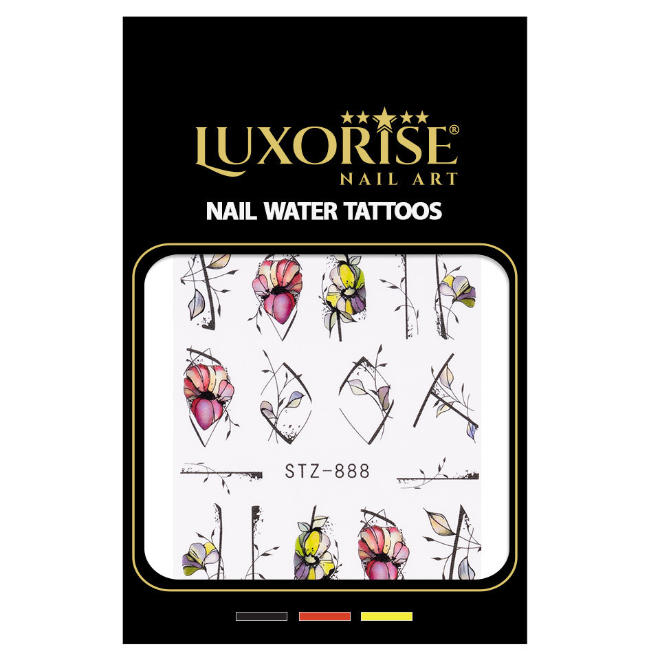 Tatuaj Unghii LUXORISE Flower Art Illusion, STZ-888 - 2 | YEO