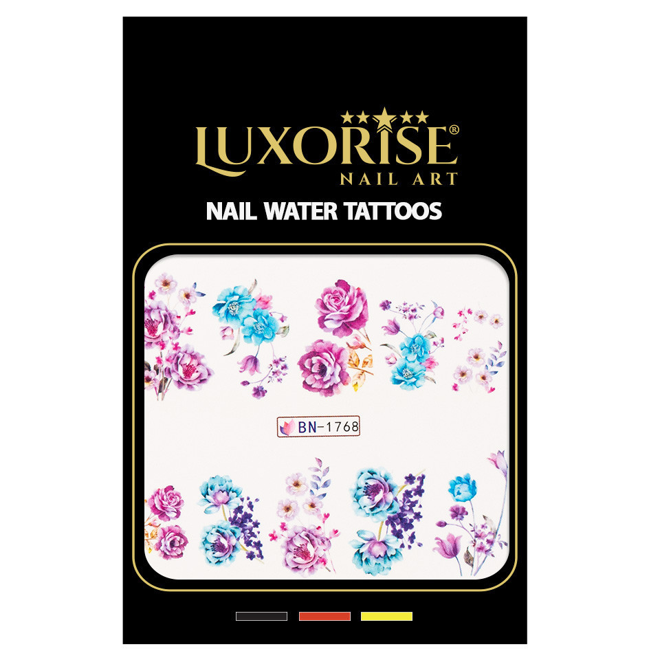 Tatuaj Unghii LUXORISE Flower Cake, BN-1768 - 1 | YEO