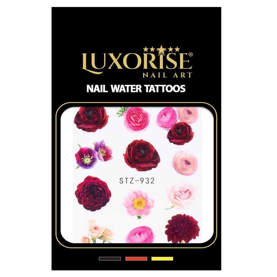 Tatuaj Unghii LUXORISE Flower Game, STZ-932 - 1 | YEO