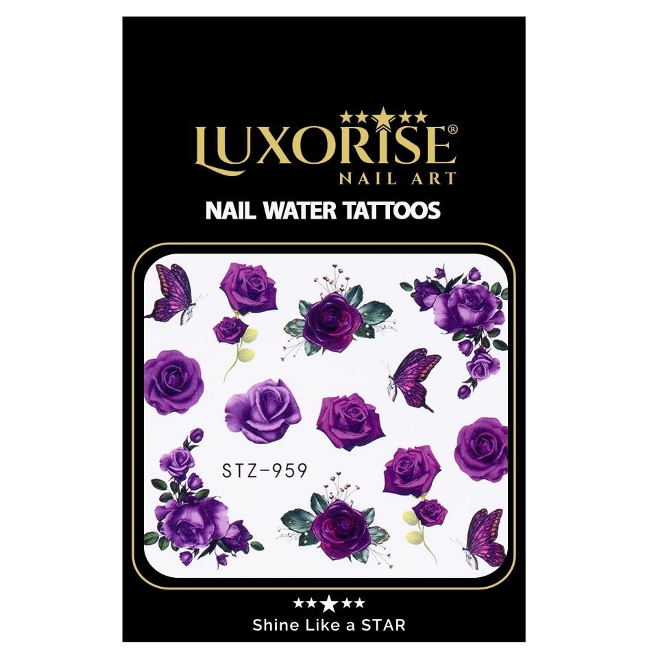 Tatuaj Unghii LUXORISE Flower Noble, STZ-959 - 1 | YEO