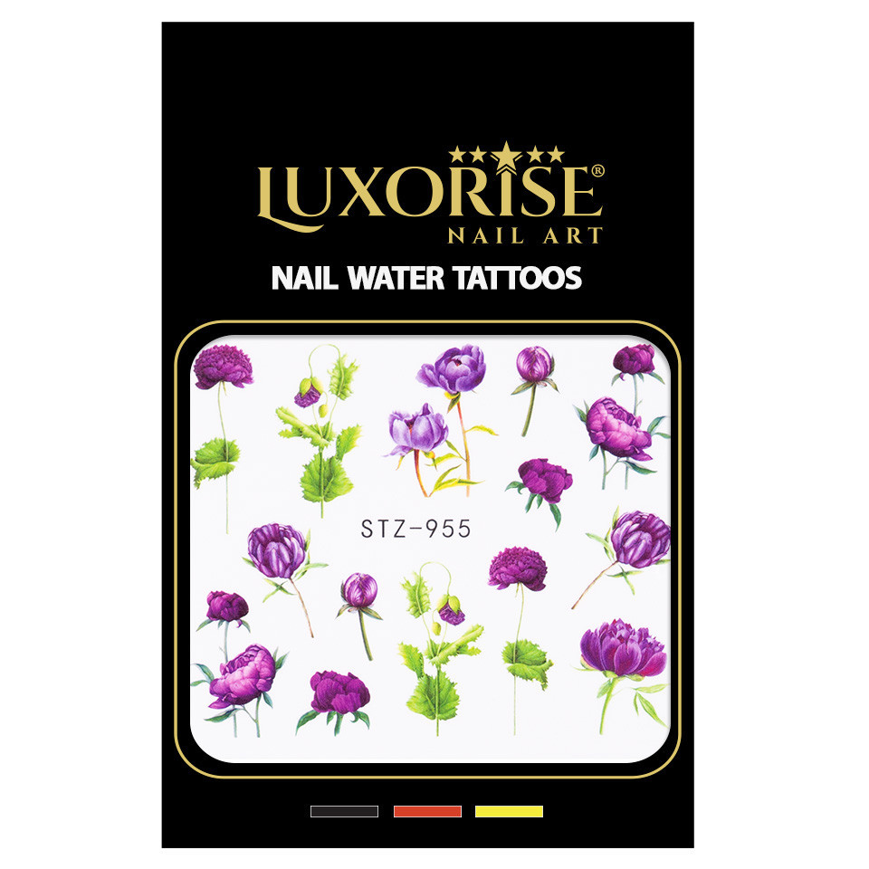 Tatuaj Unghii LUXORISE Flower Touch, STZ-955 - 1 | YEO