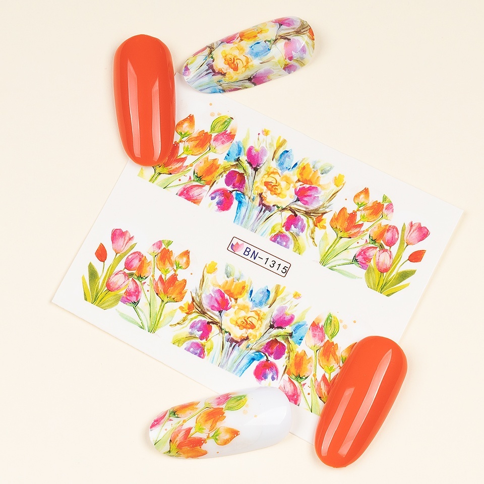 Tatuaj Unghii LUXORISE Flower Tulip - 1 | YEO