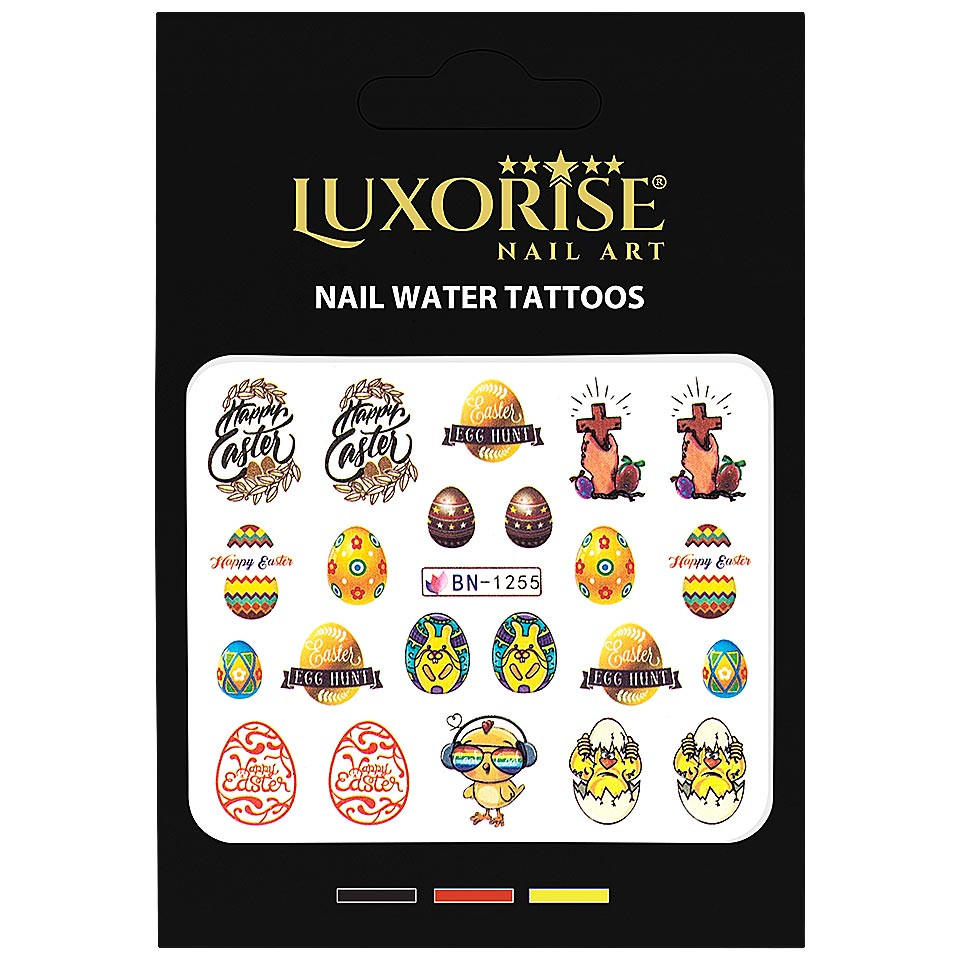 Tatuaj Unghii LUXORISE Hello Easter, BN-1255 - 1 | YEO