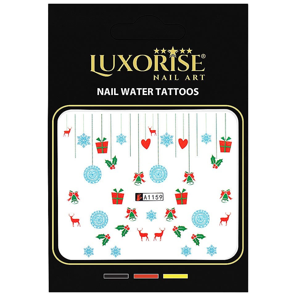 Tatuaj Unghii LUXORISE Holiday Frost, A1159 - 1 | YEO