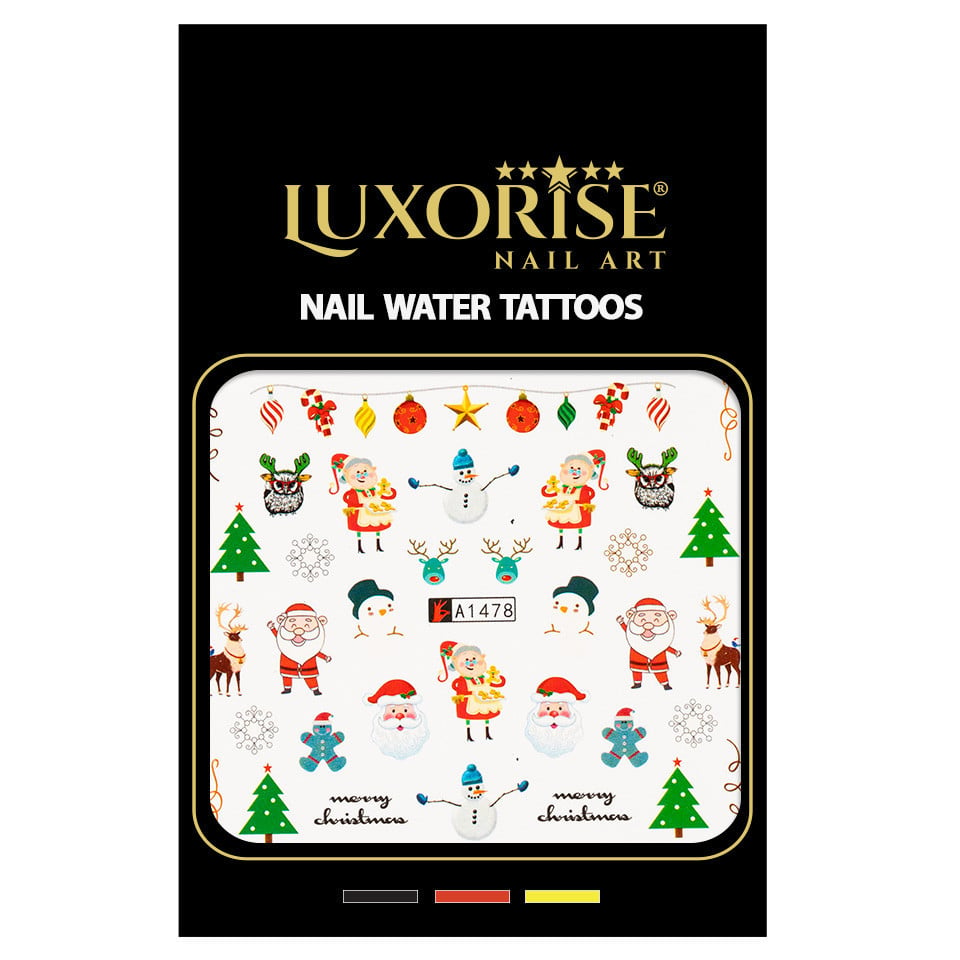 Tatuaj Unghii LUXORISE Holiday Wonder, A1478 - 2 | YEO