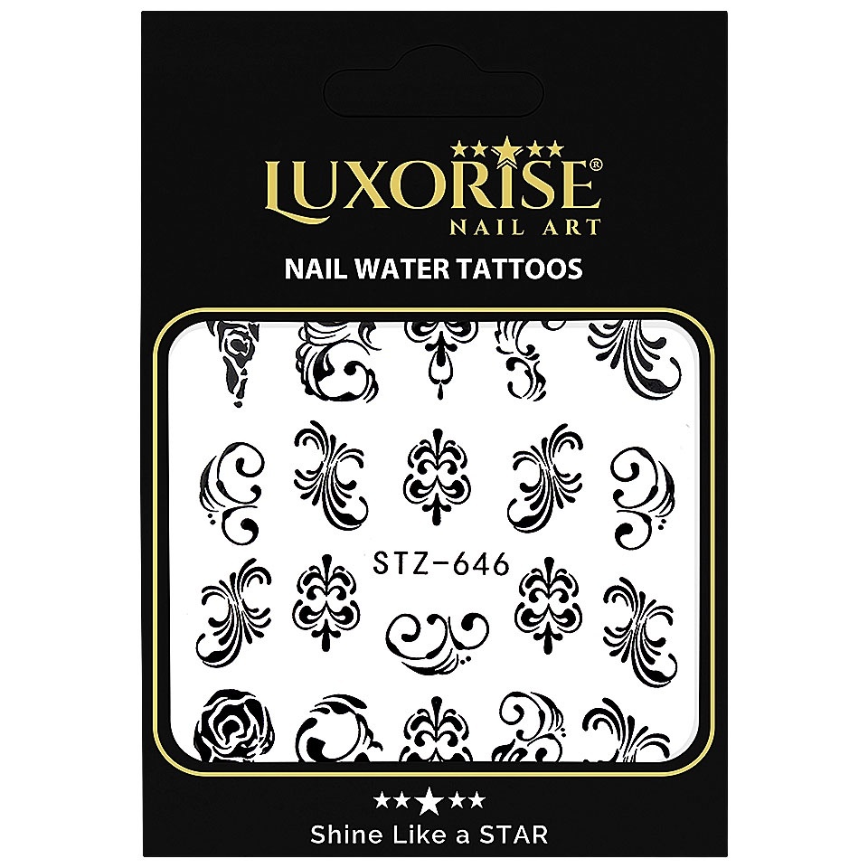 Tatuaj Unghii LUXORISE Simple Art Glam, STZ-646 - 1 | YEO