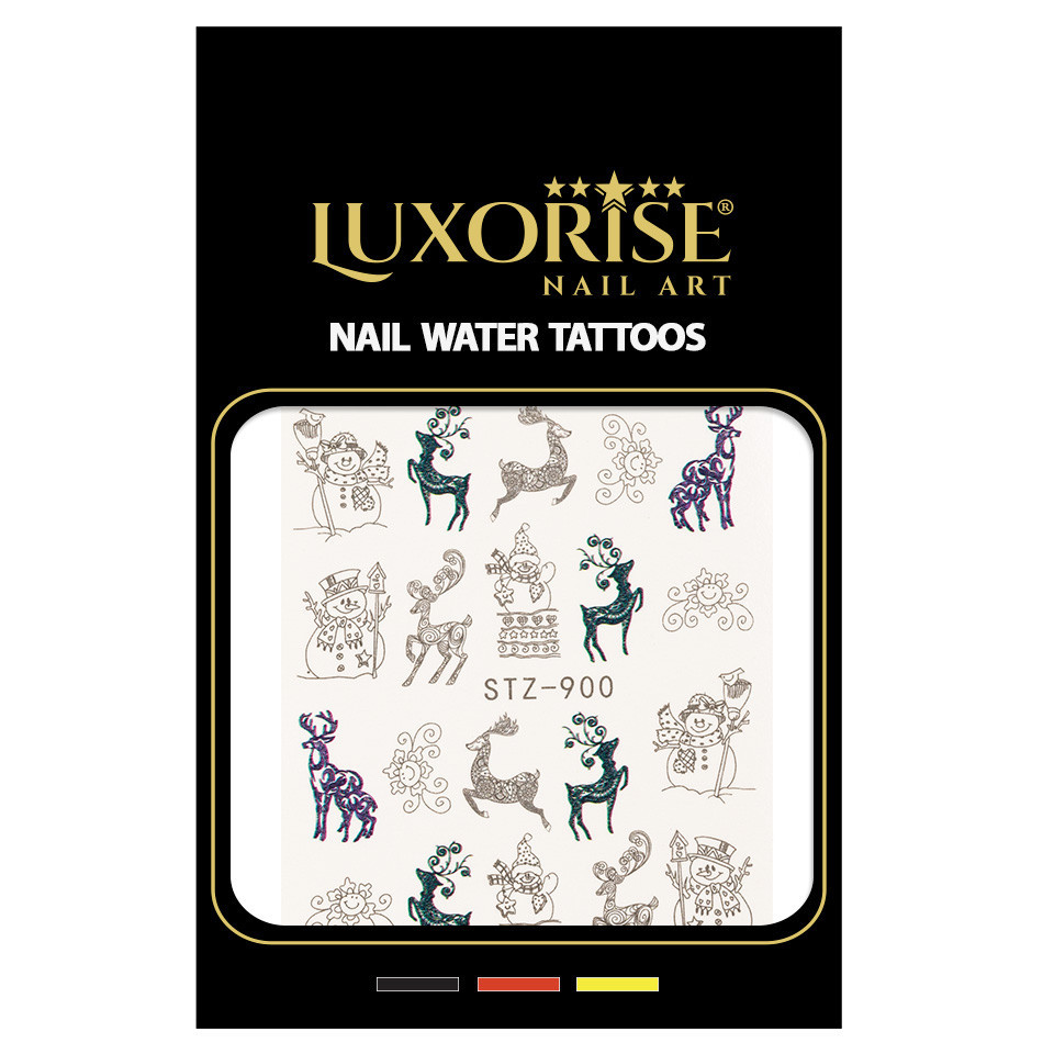 Tatuaj Unghii LUXORISE Simple Holiday Mood, STZ-900 - 2 | YEO