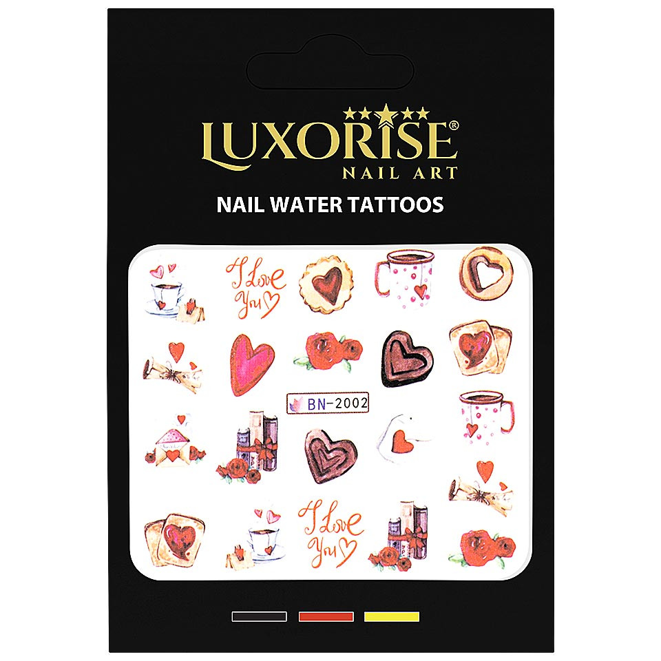 Tatuaj Unghii LUXORISE Sweet Heart, BN-2002 - 2 | YEO