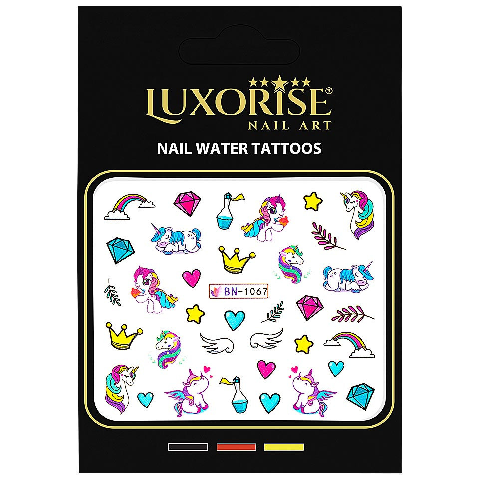 Tatuaj Unghii LUXORISE Unicorn Art, BN-1067 - 1 | YEO