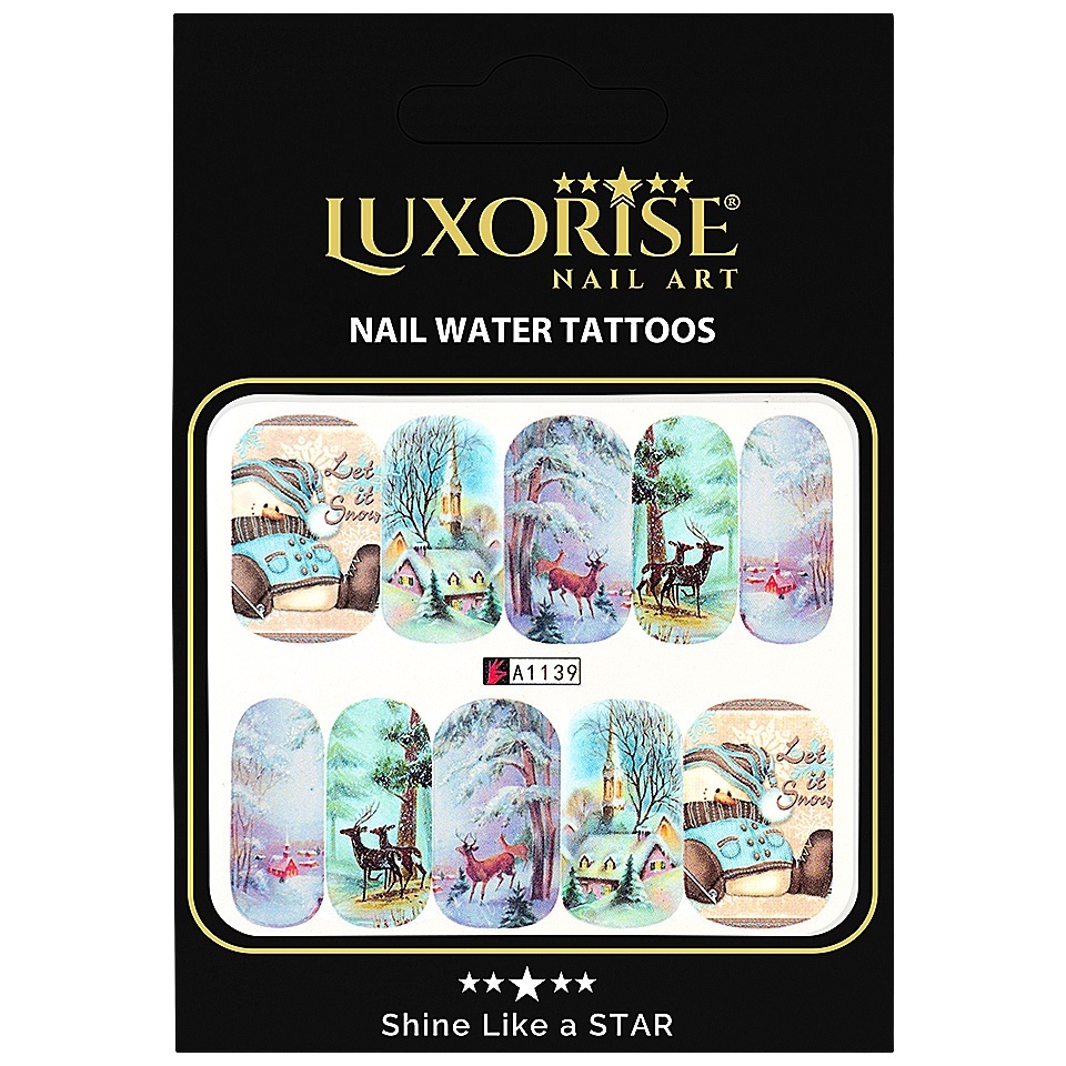 Tatuaj Unghii LUXORISE Winter Tale, A1139 - 2 | YEO