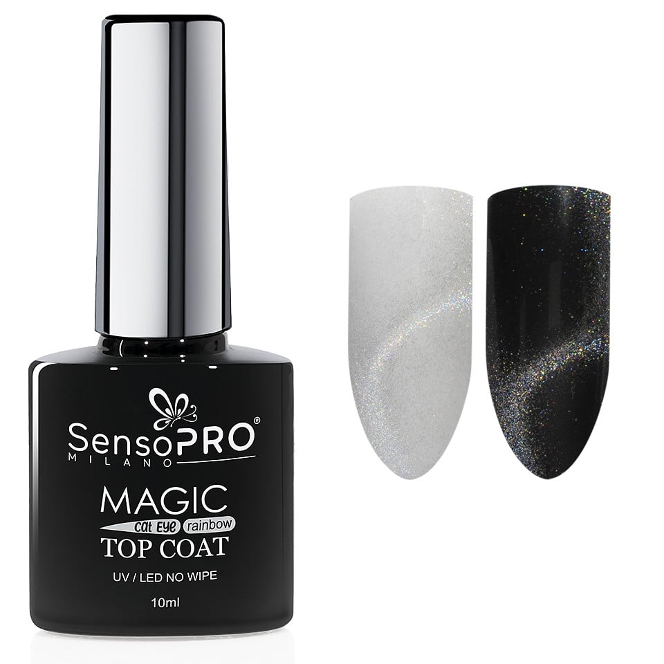 Top Coat Cat Eye SensoPRO Milano 10ml, Rainbow - 1 | YEO