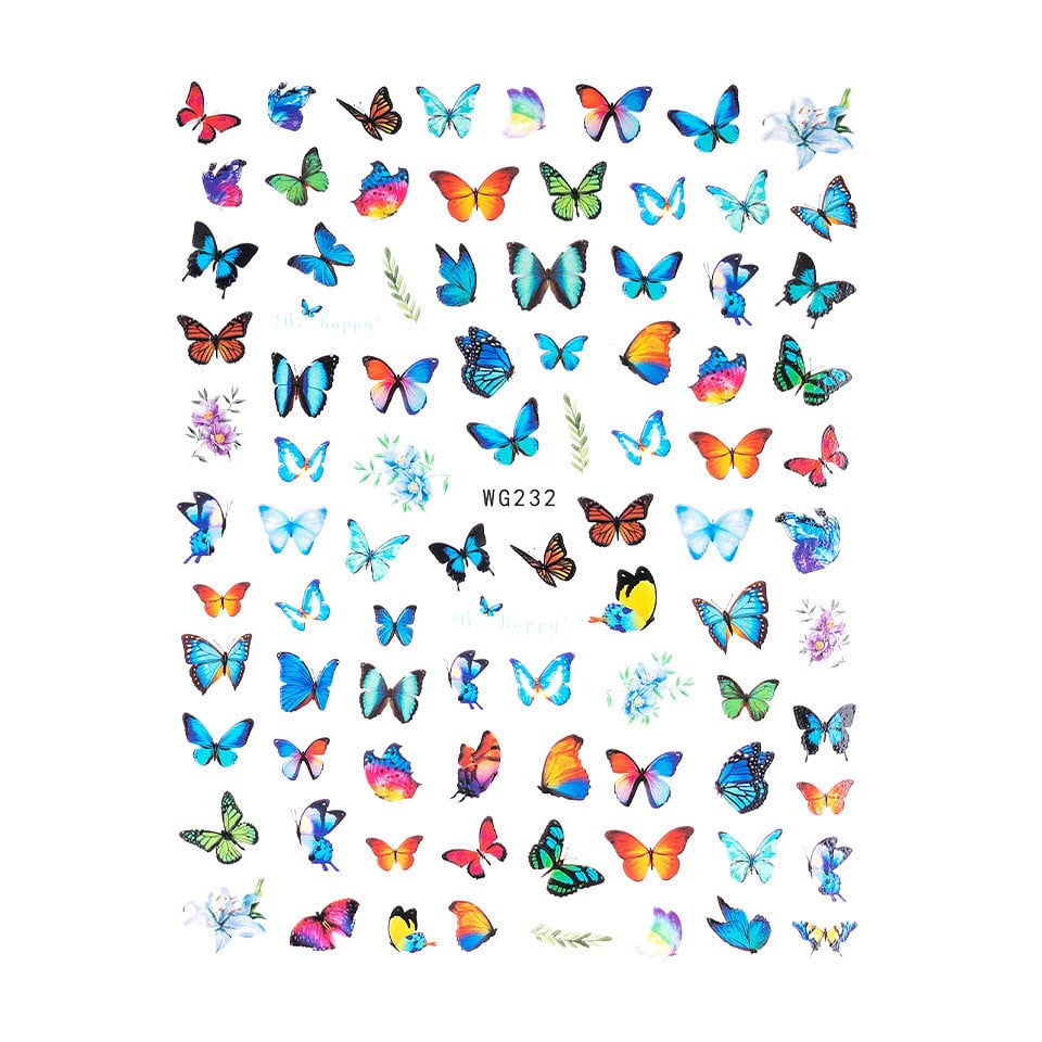 Abtibild Unghii SensoPRO Milano, Butterfly Story WG232 - 1 | YEO