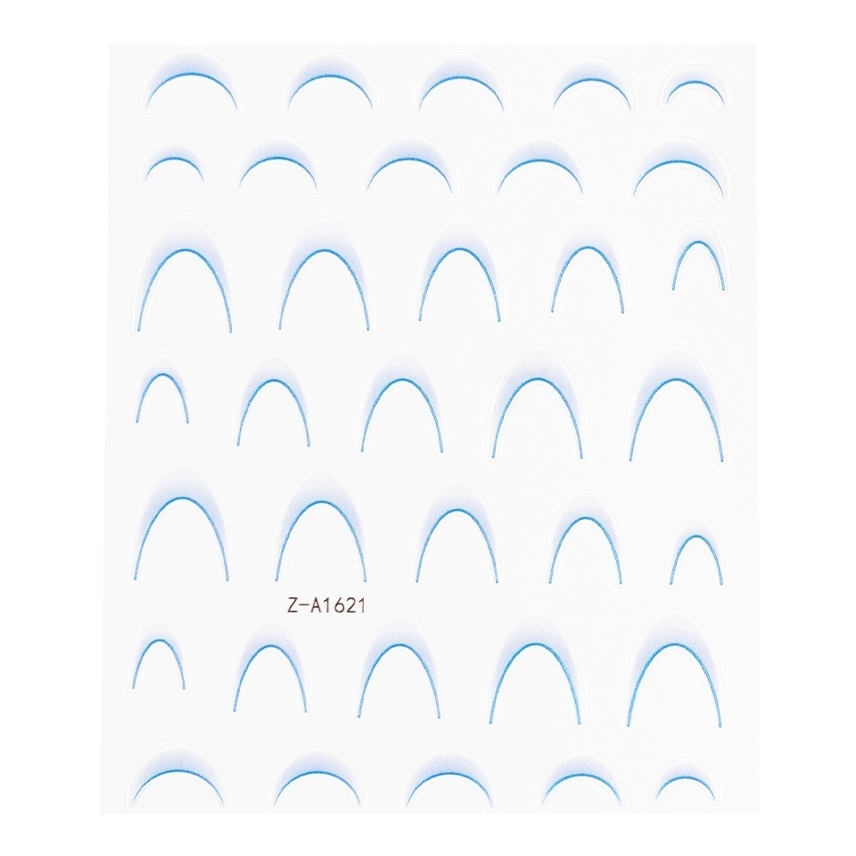 Abtibild Unghii SensoPRO Milano - French Ombre Azure - 1 | YEO