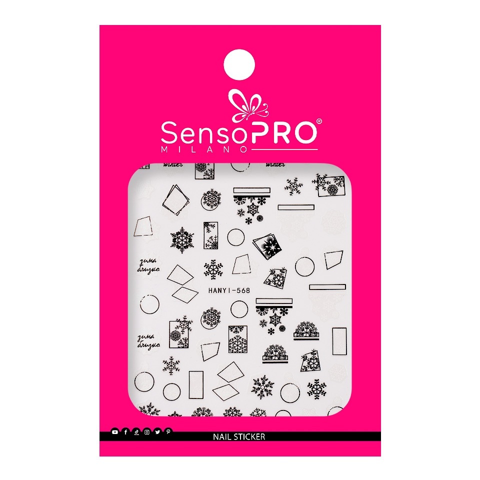 Abtibild Unghii SensoPRO Milano - Frosty Treasures - 1 | YEO