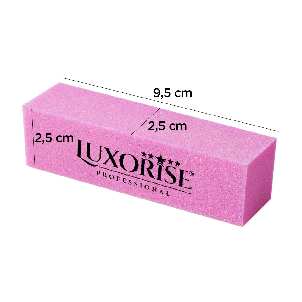 Buffer Unghii Fin LUXORISE, roz - 3 | YEO