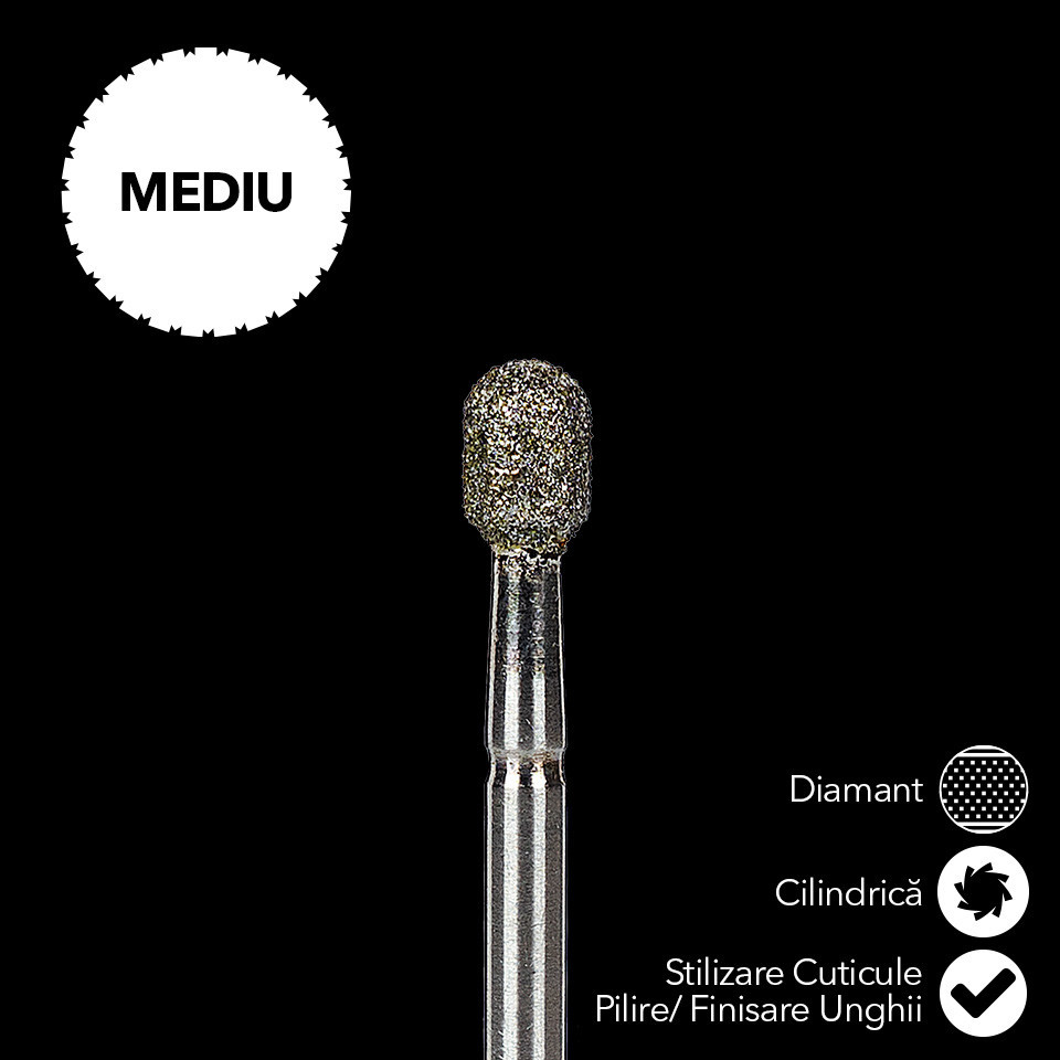 Capat Freza Diamant LUXORISE Cilindrica, duritate medie GS10 - 1 | YEO