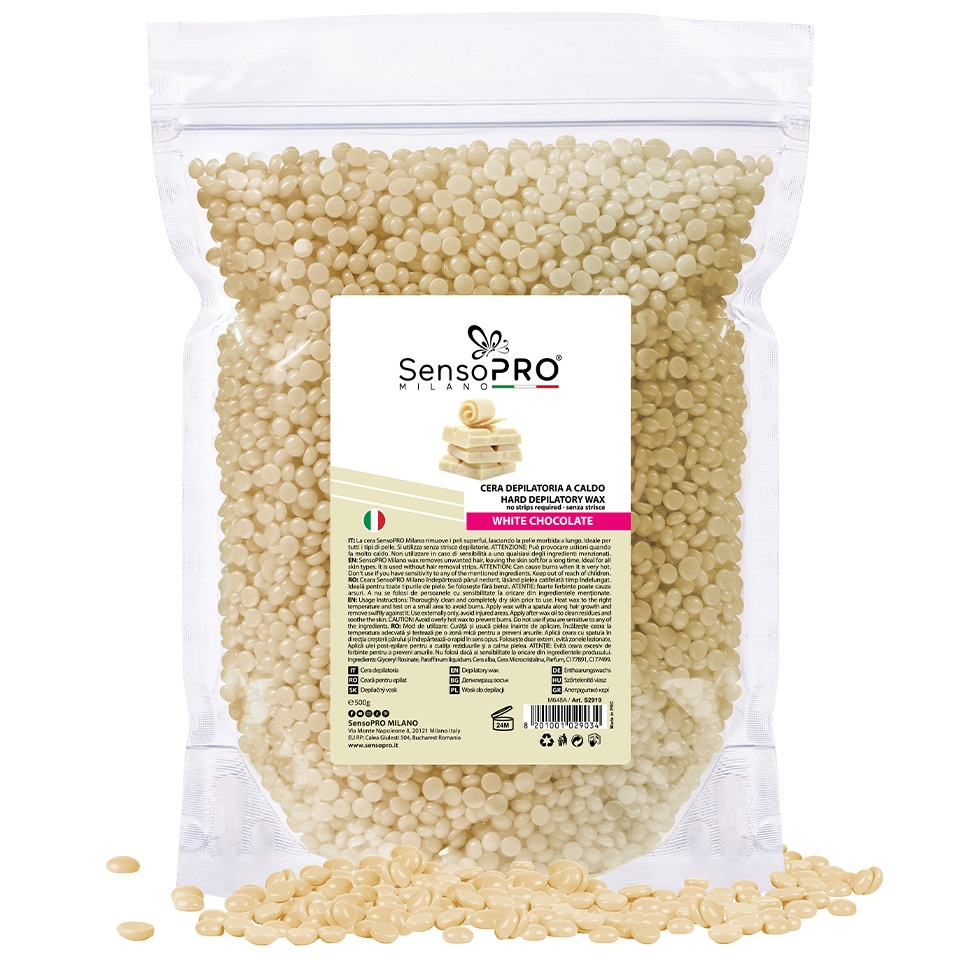 Ceara Epilat Elastica Granule SensoPRO Milano White Chocolate, 500g - 3 | YEO