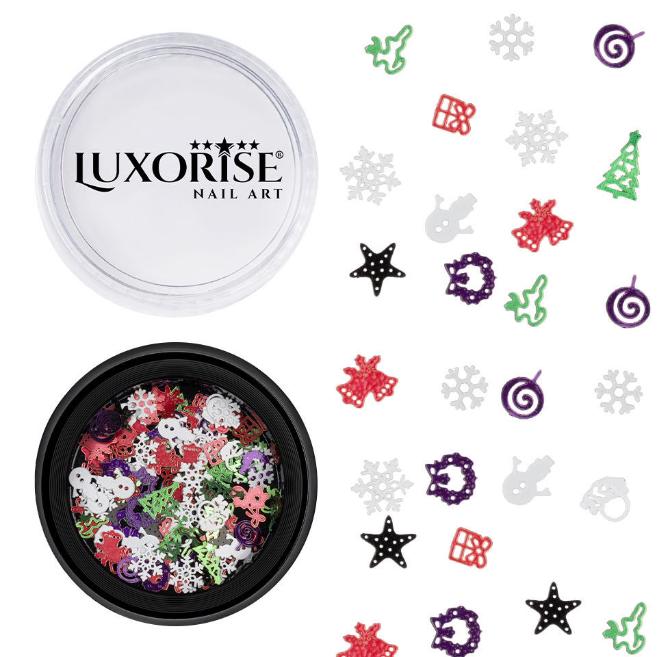 Decoratiuni Unghii LUXORISE, Christmas Night - 1 | YEO