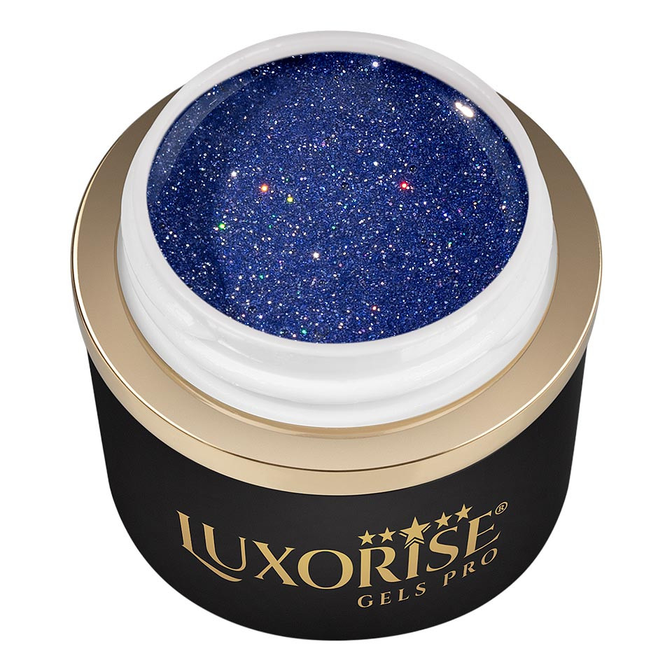 Disco Spider Gel LUXORISE, Royal Blue - Infinity Vibes, 5ml