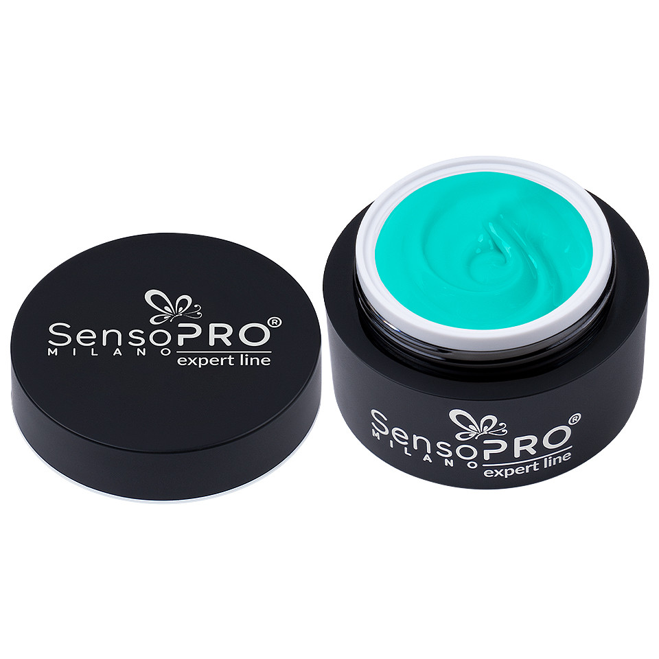 Gel Colorat UV SensoPRO Milano Expert Line - Teal Wink 5ml - 3 | YEO