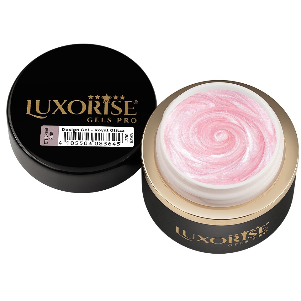 Gel Design 3D LUXORISE - Royal Glitz, Ethereal Pink 5ml - 1 | YEO