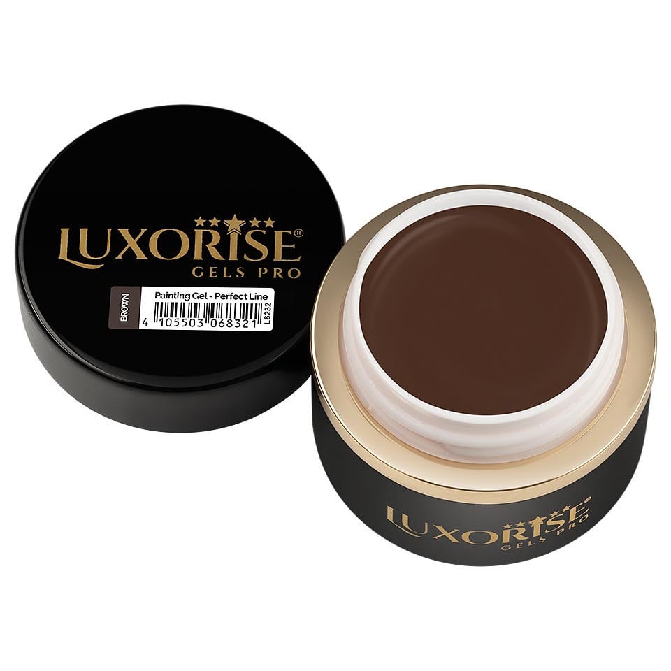 Gel Pictura Unghii LUXORISE Perfect Line - Brown, 5ml - 1 | YEO