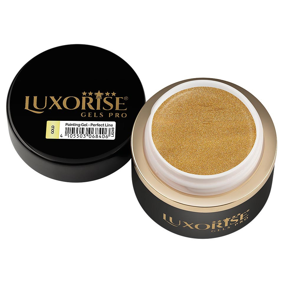 Gel Pictura Unghii LUXORISE Perfect Line - Gold, 5ml - 1 | YEO