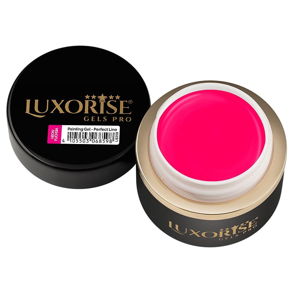 Gel Pictura Unghii LUXORISE Perfect Line - Neon Fuchsia, 5ml - 1 | YEO