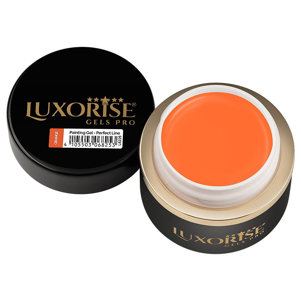 Gel Pictura Unghii LUXORISE Perfect Line - Orange, 5ml - 2 | YEO