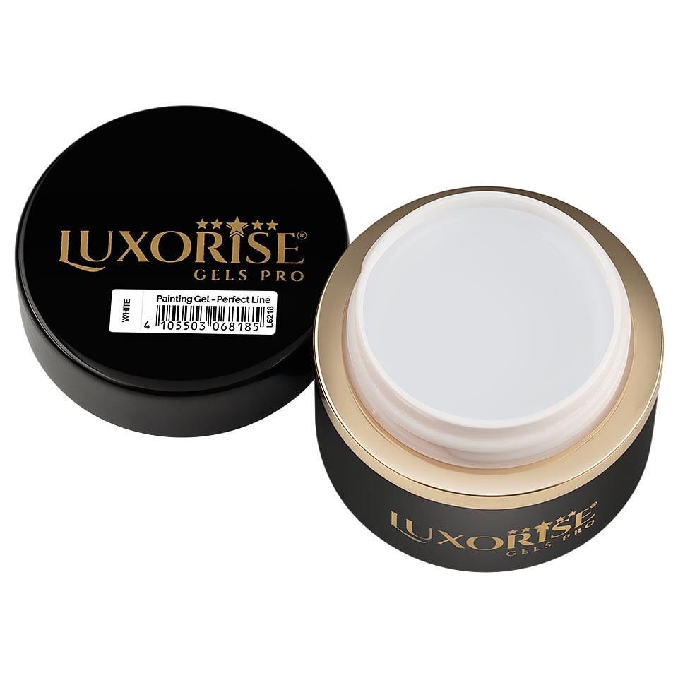 Gel Pictura Unghii LUXORISE Perfect Line - White, 5ml - 1 | YEO