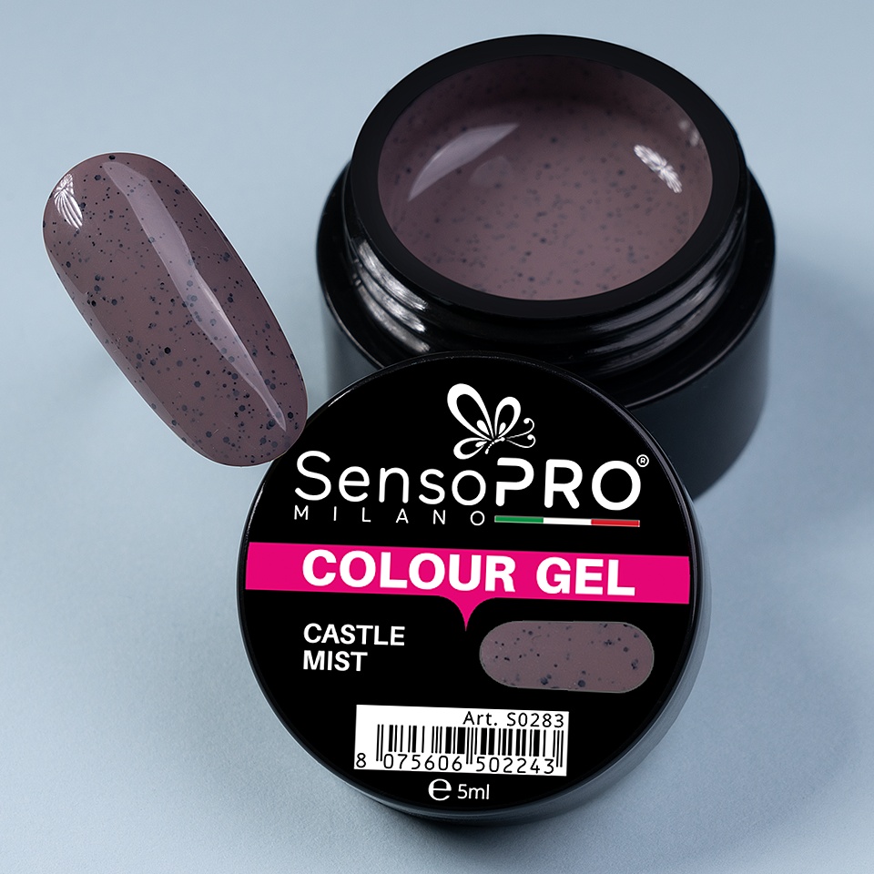 Gel UV Colorat Castle Mist 5ml, SensoPRO Milano - 1 | YEO