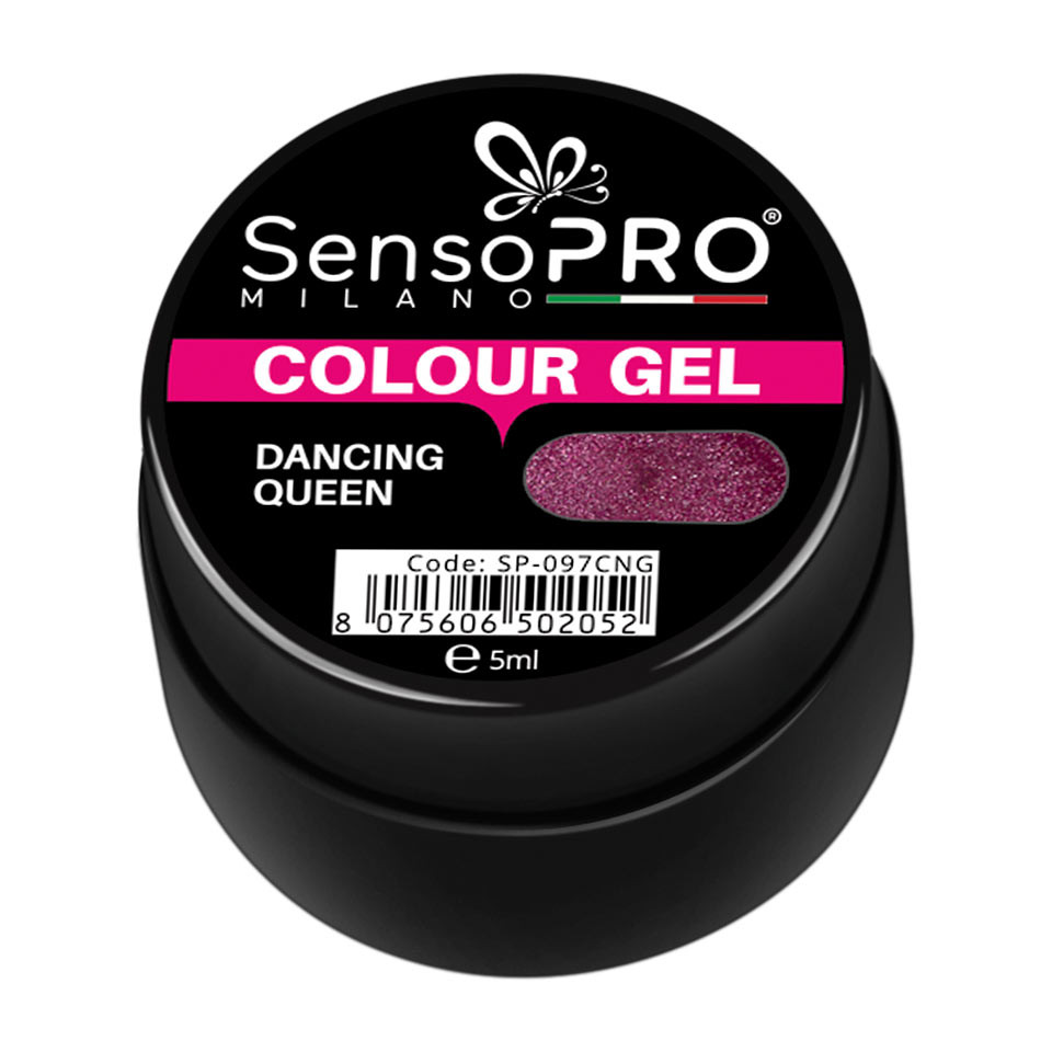 Gel UV Colorat Dancing Queen 5ml, SensoPRO Milano - 1 | YEO