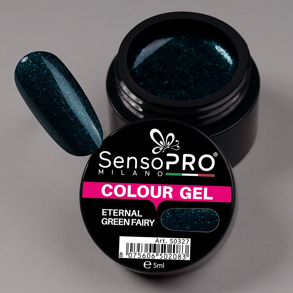 Gel UV Colorat Eternal Green Fairy 5ml, SensoPRO Milano - 3 | YEO