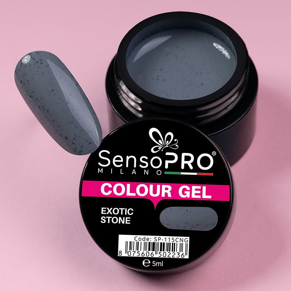 Gel UV Colorat Exotic Stone 5ml, SensoPRO Milano - 3 | YEO