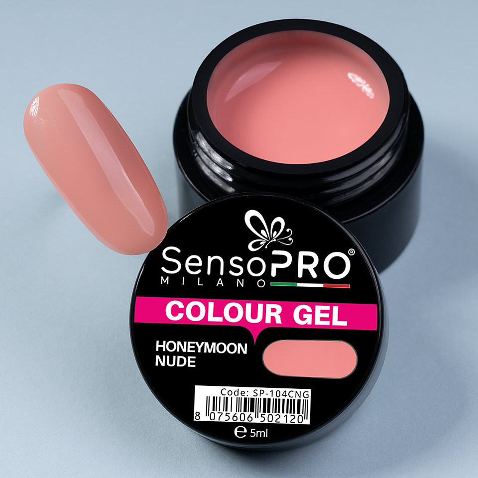 Gel UV Colorat Honeymoon Nude, SensoPRO Milano - 3 | YEO