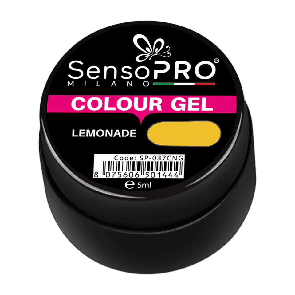 Gel UV Colorat Lemonade 5ml, SensoPRO Milano - 1 | YEO